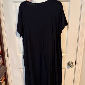 J. Jill Navy Jersey Dress